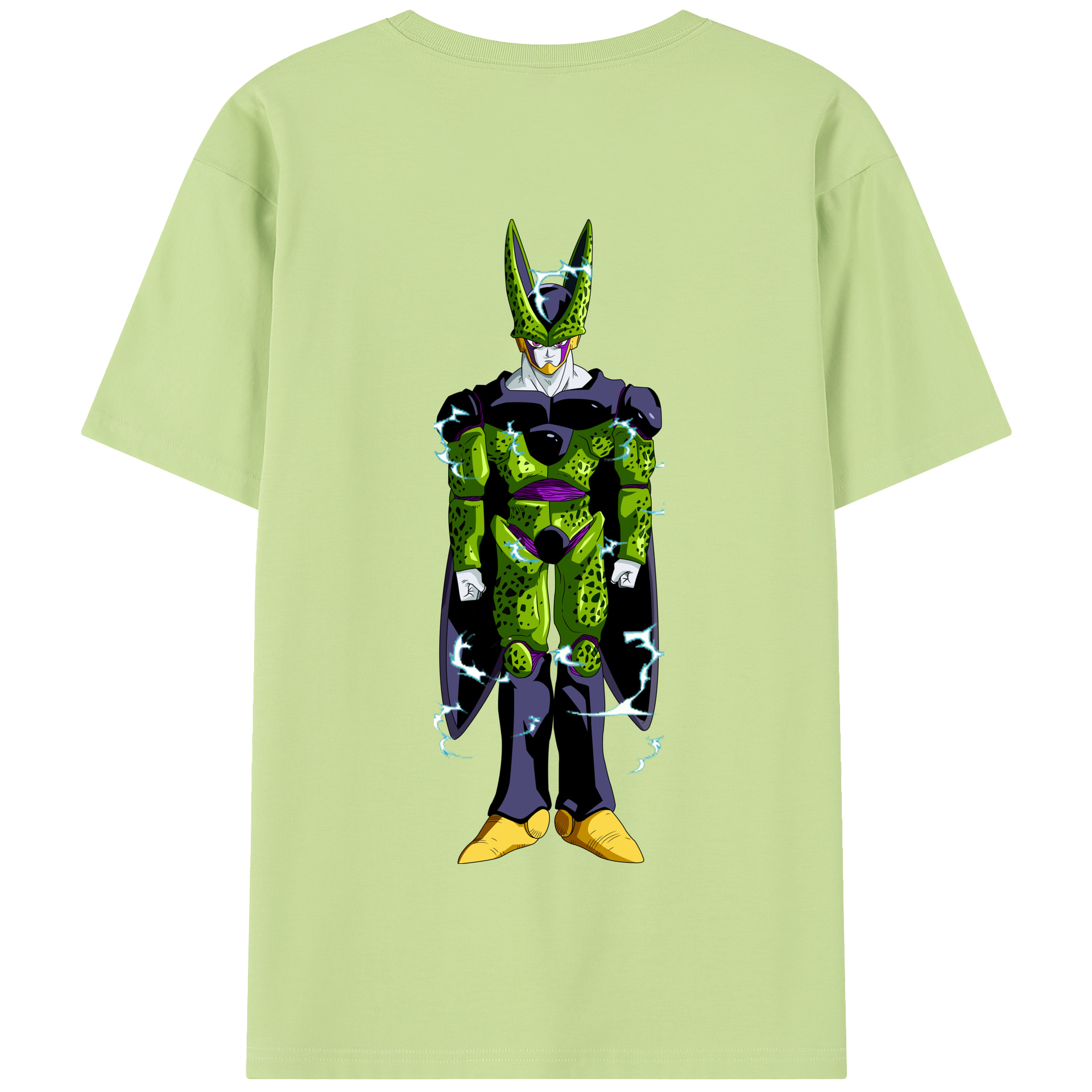 （画像用） ドラゴンボール セル DRAGON BALL Cell 綿100％半袖Tシャツ（背面プリント）